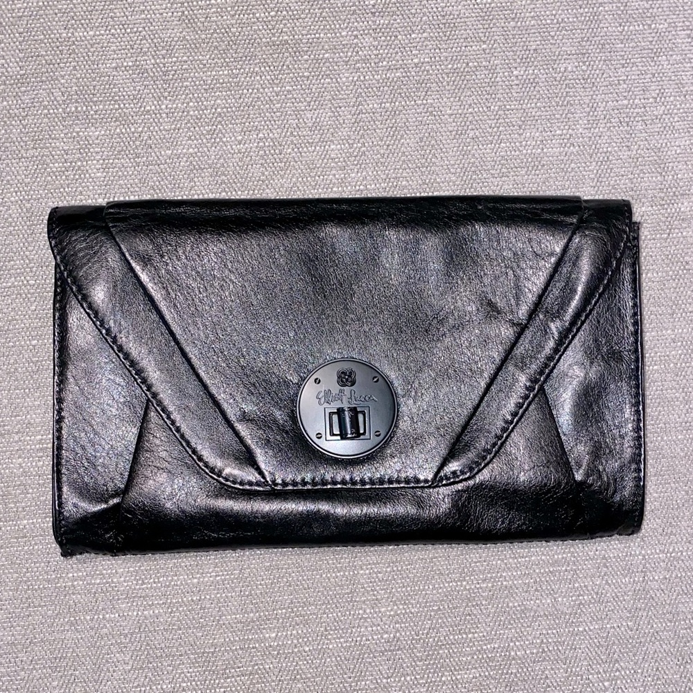 Elliot Lucca leather clutch